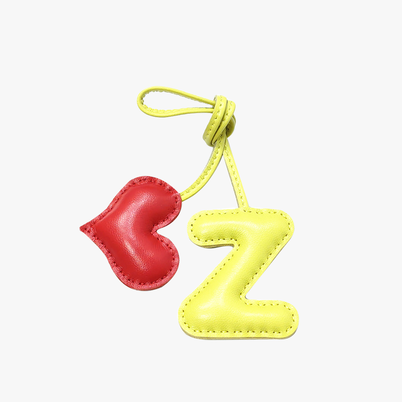 OKAICEN Initial Letter Keychain – Butterfly & Heart Pendant With Cubic Zirconia, Personalized Gift