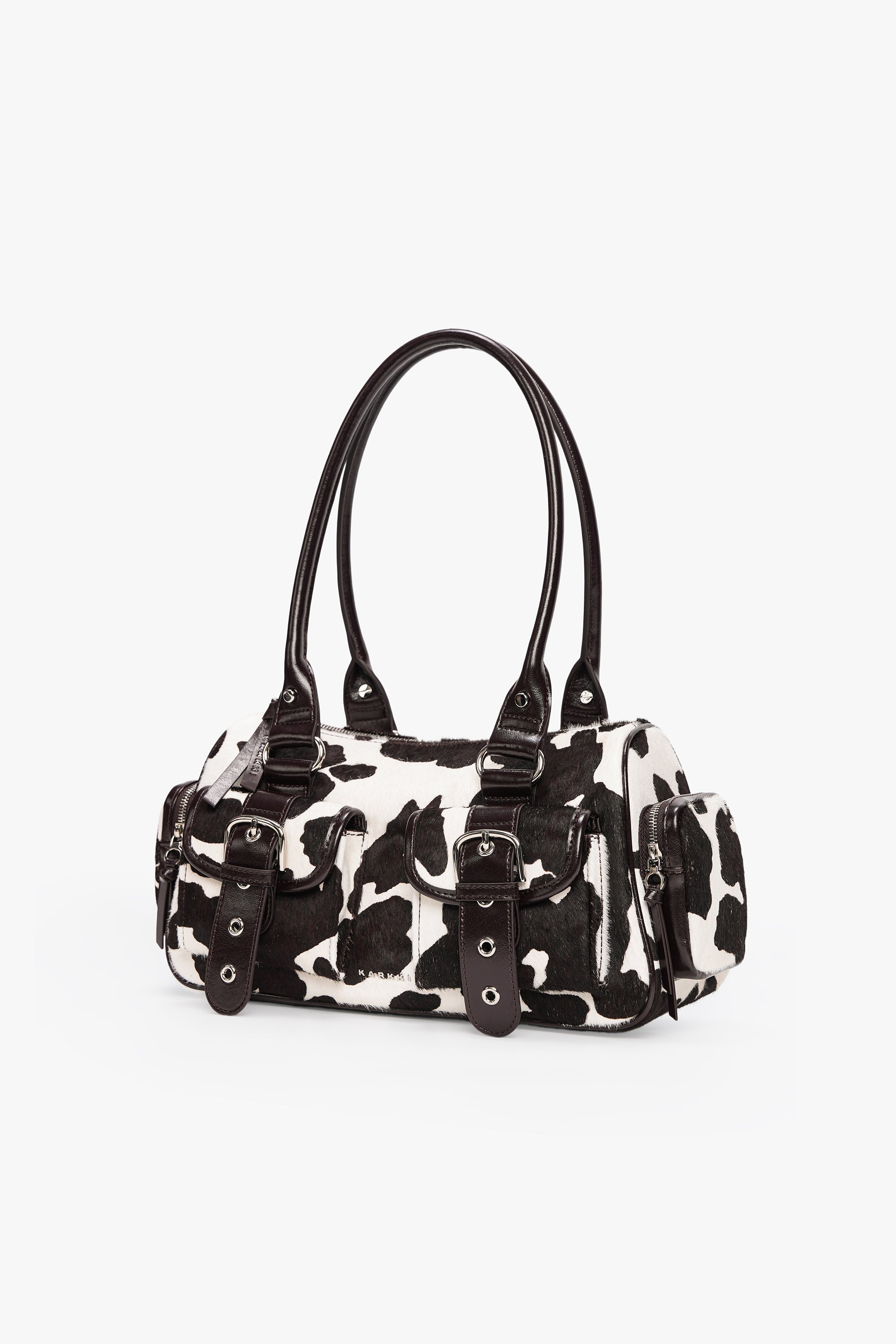 Wally Leather Boston -Cow Black – KARKKI